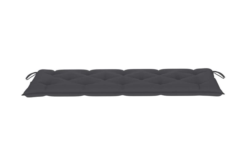 Bänkdyna för trädgården antracit 150x50x7 cm tyg - Grå - Möbler - Tillbehör & accessoarer - Tillbehör stolar