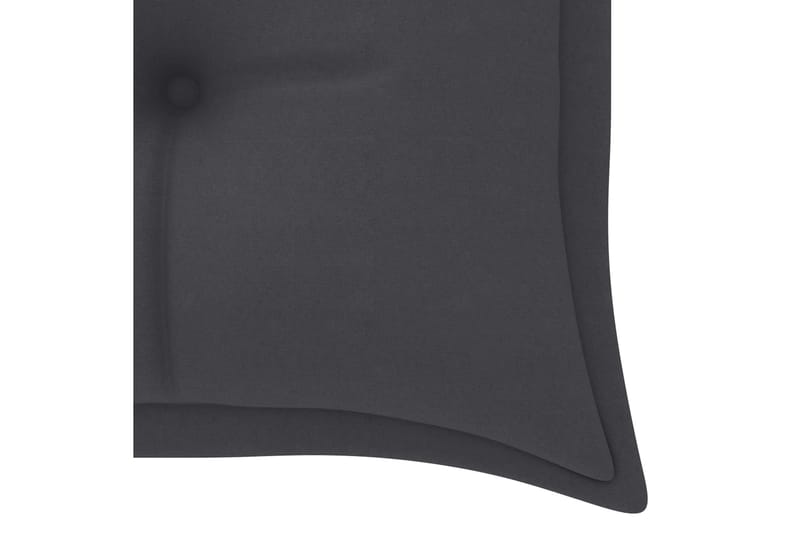 Bänkdyna för trädgården antracit 150x50x7 cm tyg - Grå - Möbler - Tillbehör & accessoarer - Tillbehör stolar