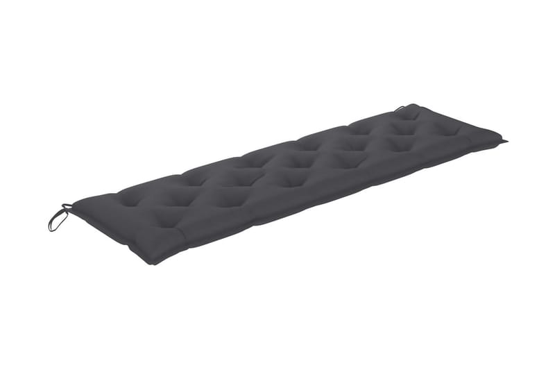 Bänkdyna för trädgården antracit 180x50x7 cm tyg - Grå - Möbler - Tillbehör & accessoarer - Tillbehör stolar