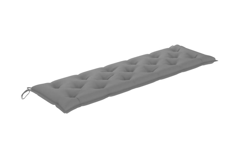 Bänkdyna för trädgården grå 180x50x7 cm tyg - Grå - Möbler - Tillbehör & accessoarer - Tillbehör stolar