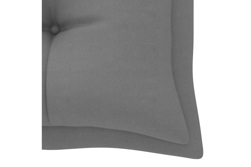 Bänkdyna för trädgården grå 180x50x7 cm tyg - Grå - Möbler - Tillbehör & accessoarer - Tillbehör stolar