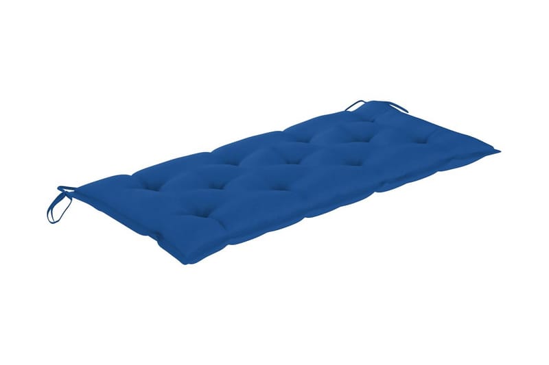 Bänkdyna för trädgården ljusblå 120x50x7 cm tyg - Blå - Möbler - Tillbehör & accessoarer - Tillbehör stolar