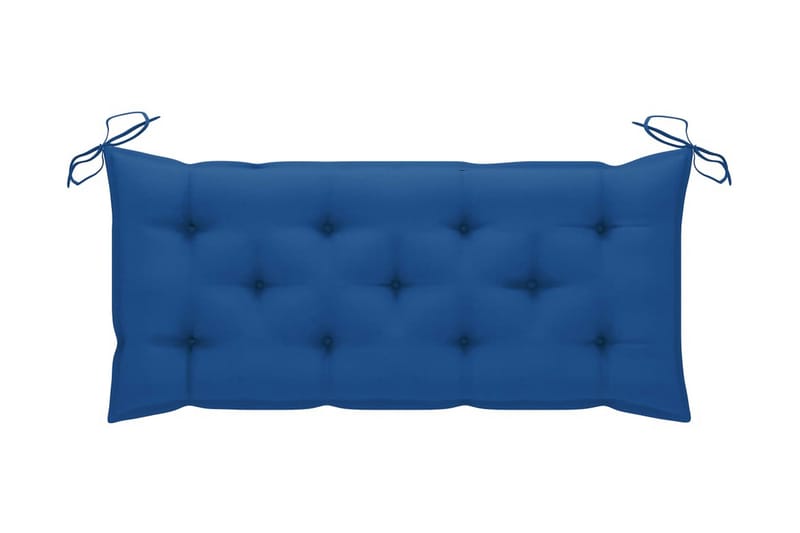 Bänkdyna för trädgården ljusblå 120x50x7 cm tyg - Blå - Möbler - Tillbehör & accessoarer - Tillbehör stolar
