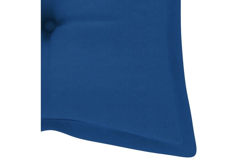 Bänkdyna för trädgården ljusblå 120x50x7 cm tyg - Blå - Möbler - Tillbehör & accessoarer - Tillbehör stolar