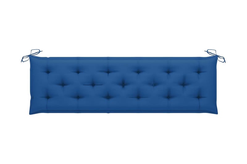 Bänkdyna för trädgården ljusblå 180x50x7 cm tyg - Blå - Möbler - Tillbehör & accessoarer - Tillbehör stolar