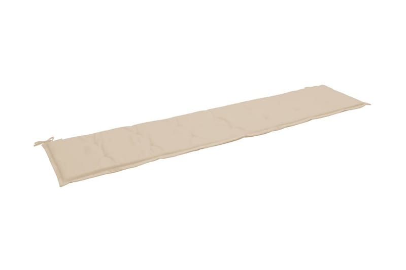 Dyna för för trädgårdsbänk beige 200x50x3 cm - Beige - Möbler - Tillbehör & accessoarer - Tillbehör stolar