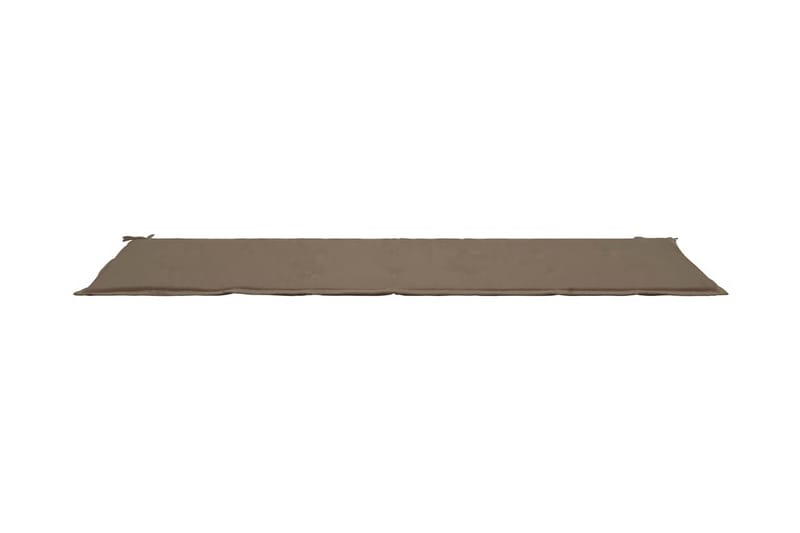 Dyna för trädgårdsbänk taupe 200x50x3 cm - Brun - Möbler - Tillbehör & accessoarer - Tillbehör stolar