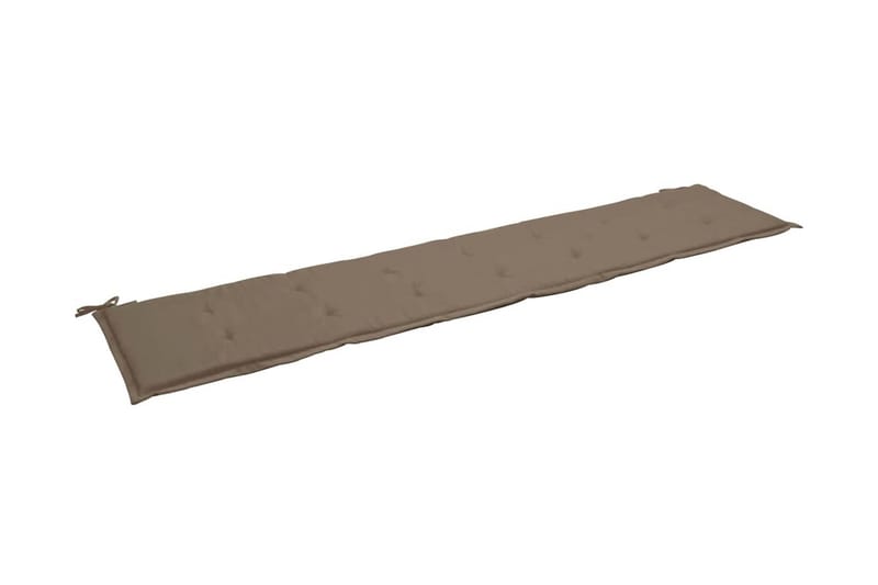 Dyna för trädgårdsbänk taupe 200x50x3 cm - Brun - Möbler - Tillbehör & accessoarer - Tillbehör stolar