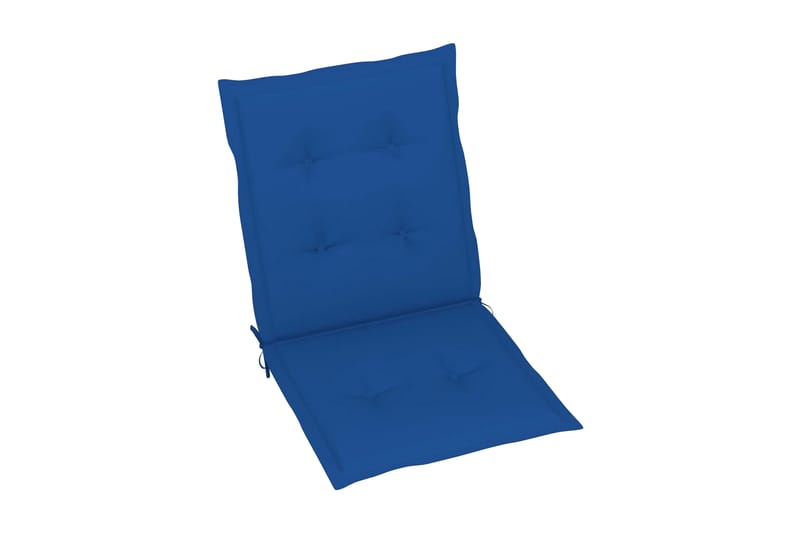 Dynor för trädgårdsstolar 6 st kungsblå 100x50x4 cm - Blå - Utemöbler - Dynor - Ryggdynor & sittdynor utemöbler