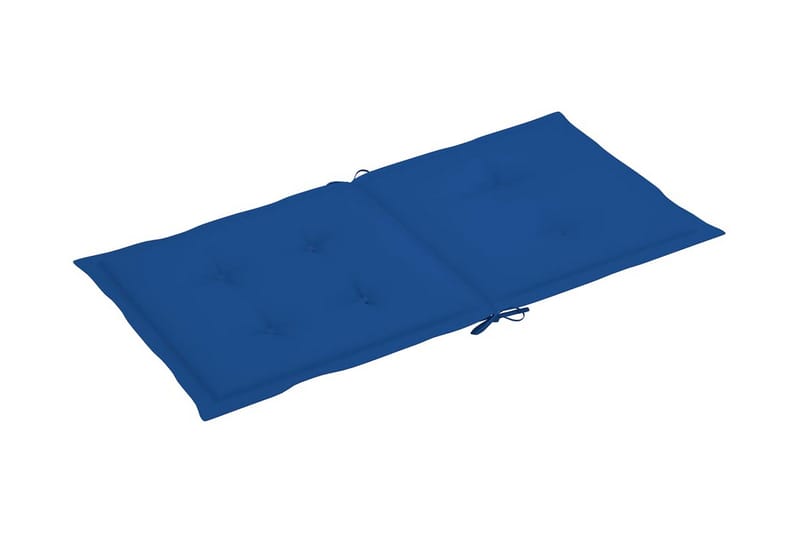 Dynor för trädgårdsstolar 6 st kungsblå 100x50x4 cm - Blå - Utemöbler - Dynor - Ryggdynor & sittdynor utemöbler