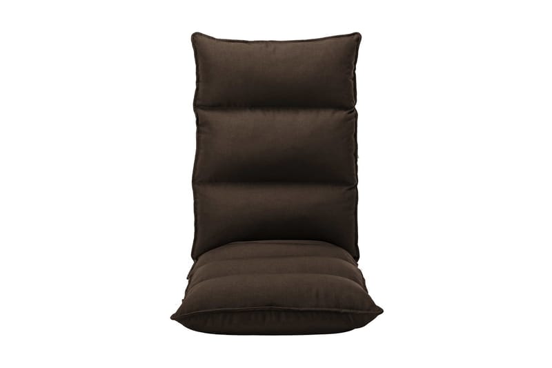 Golvstol vikbar brun tyg - Brun - Möbler - Tillbehör & accessoarer - Tillbehör stolar