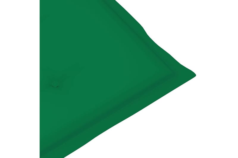 Sittdynor för trädgården 6 st grön 100x50x4 cm - Grön - Utemöbler - Dynor - Ryggdynor & sittdynor utemöbler
