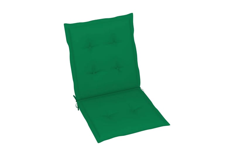 Sittdynor för trädgården 6 st grön 100x50x4 cm - Grön - Utemöbler - Dynor - Ryggdynor & sittdynor utemöbler