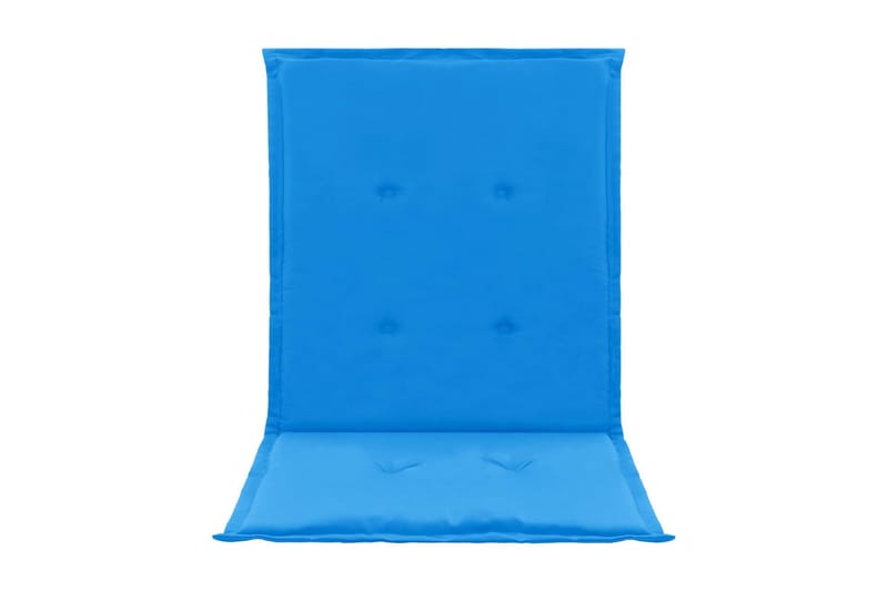 Stolsdynor för trädgården 2 st blå 100x50x3 cm - Blå - Möbler - Tillbehör & accessoarer - Tillbehör stolar