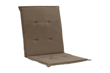 Stolsdynor för trädgården 2 st taupe 100x50x3 cm