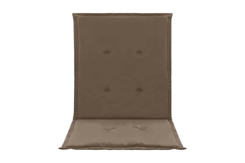 Stolsdynor för trädgården 2 st taupe 100x50x3 cm - Brun - Möbler - Tillbehör & accessoarer - Tillbehör stolar