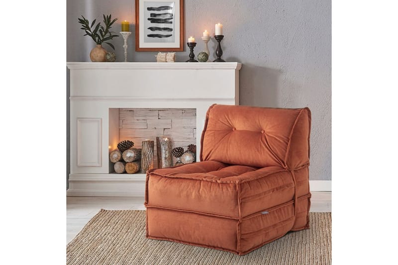 1-sits bäddsoffa Avy Platt Röd - Red - Möbler - Vardagsrum - Bäddsoffor