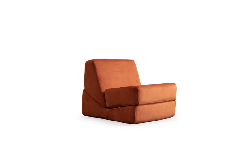 1-sits bäddsoffa Dorielton Bäddbar Apelsin - Apelsin - Möbler - Vardagsrum - Bäddsoffor