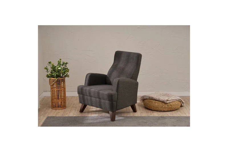 1-sits soffa Iroulport Antracit - Antracit - Möbler - Vardagsrum - Fåtöljer