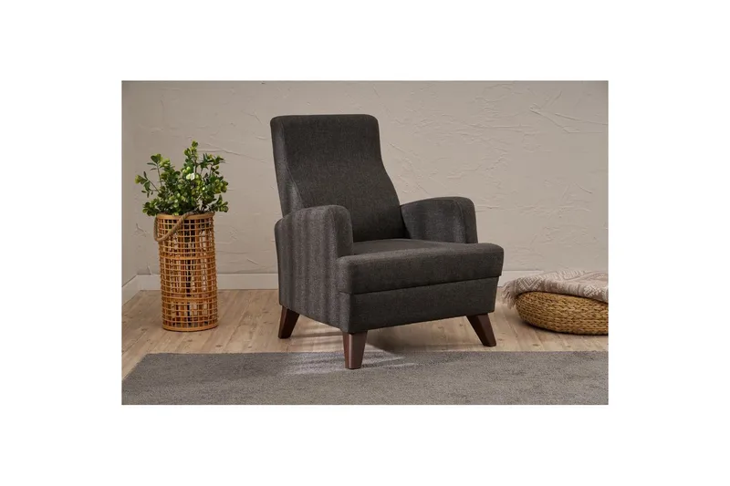 1-sits soffa Iroulport Antracit - Antracit - Möbler - Vardagsrum - Fåtöljer