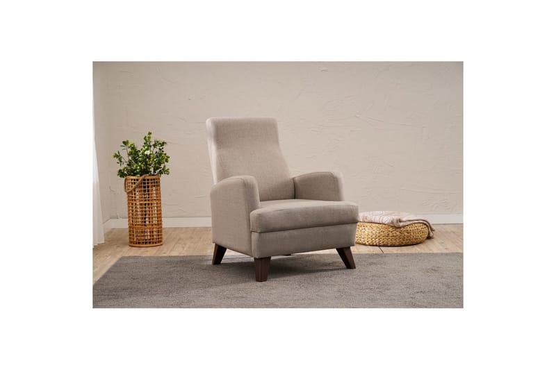 1-sits soffa Iroulport Beige - Beige - Möbler - Vardagsrum - Fåtöljer