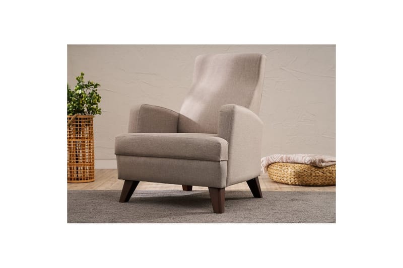 1-sits soffa Iroulport Beige - Beige - Möbler - Vardagsrum - Fåtöljer