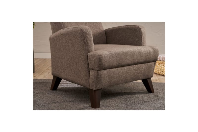 1-sits soffa Iroulport Brun - Brun - Möbler - Vardagsrum - Fåtöljer
