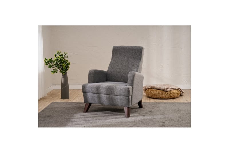 1-sits soffa Iroulport Grå - Grå - Möbler - Vardagsrum - Fåtöljer