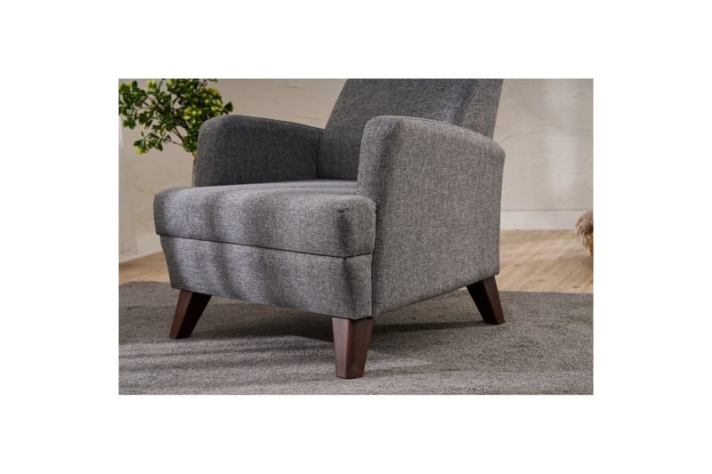 1-sits soffa Iroulport Grå - Grå - Möbler - Vardagsrum - Fåtöljer