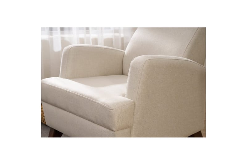 1-sits soffa Iroulport Grädde - Grädde - Möbler - Vardagsrum - Fåtöljer