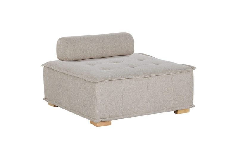 1-sitssoffa Tibro Beige, ljust trä - Beige, ljust trä - Möbler - Vardagsrum - Soffor - Modulsoffor - Mittmodul