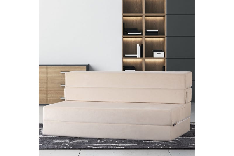 2-sits bäddsoffa Maroubridgelcrest Beige - Beige - Möbler - Vardagsrum - Bäddsoffor
