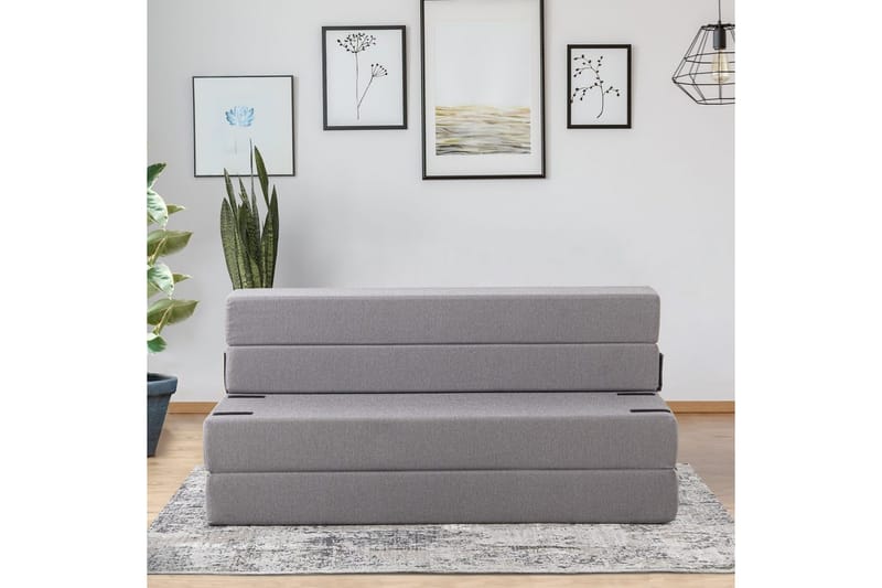 2-sits bäddsoffa Melisso Grå - Grafitgrå - Möbler - Vardagsrum - Bäddsoffor