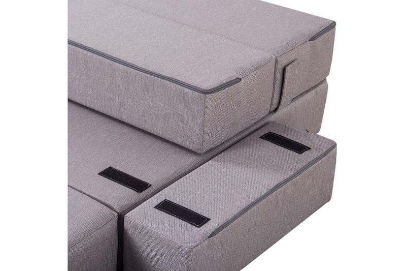 2-sits bäddsoffa Melisso Grå - Grafitgrå - Möbler - Vardagsrum - Bäddsoffor