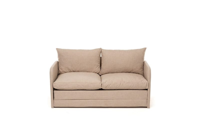 2-sits bäddsoffa Rubby (128 x 70 x 66 cm) Beige - Beige - Möbler - Vardagsrum - Bäddsoffor