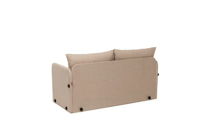 2-sits bäddsoffa Rubby (128 x 70 x 66 cm) Beige - Beige - Möbler - Vardagsrum - Bäddsoffor