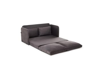 2-sits bäddsoffa Rubby (128 x 70 x 66 cm) Grå - Grå - Möbler - Vardagsrum - Bäddsoffor