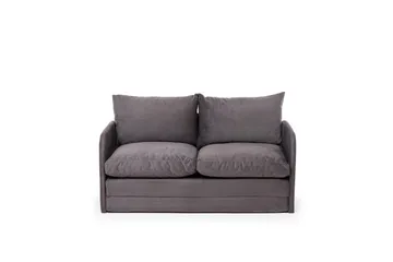 2-sits bäddsoffa Rubby (128 x 70 x 66 cm) Grå - Grå - Möbler - Vardagsrum - Bäddsoffor