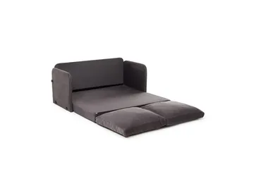 2-sits bäddsoffa Rubby (128 x 70 x 66 cm) Grå - Grå - Möbler - Vardagsrum - Bäddsoffor