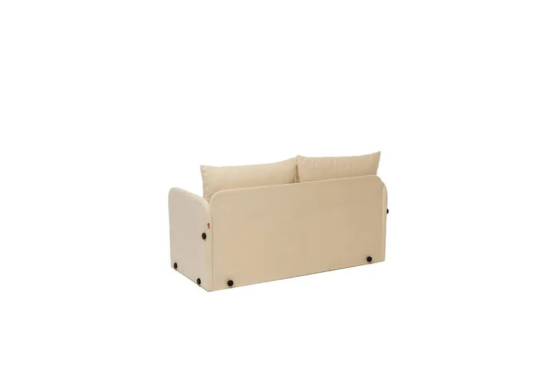 2-sits bäddsoffa Rubby (128 x 70 x 66 cm) Grädde - Grädde - Möbler - Vardagsrum - Bäddsoffor