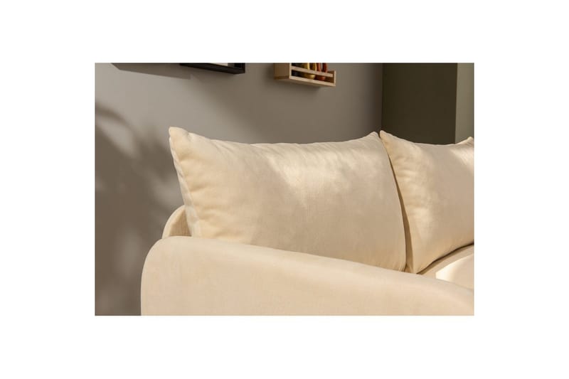 2-sits bäddsoffa Rubby (128 x 70 x 66 cm) Grädde - Grädde - Möbler - Vardagsrum - Bäddsoffor