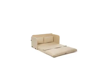 2-sits bäddsoffa Rubby (128 x 70 x 66 cm) Grädde - Grädde - Möbler - Vardagsrum - Bäddsoffor