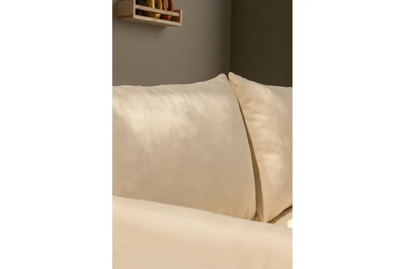 2-sits bäddsoffa Rubby (128 x 70 x 66 cm) Grädde - Grädde - Möbler - Vardagsrum - Bäddsoffor
