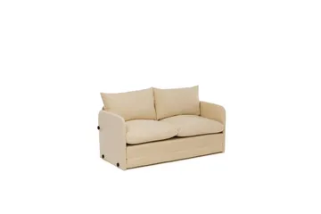 2-sits bäddsoffa Rubby (128 x 70 x 66 cm) Grädde - Grädde - Möbler - Vardagsrum - Bäddsoffor