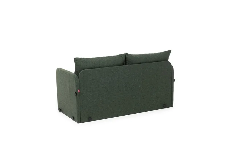 2-sits bäddsoffa Rubby (128 x 70 x 66 cm) Grön - Grön - Möbler - Vardagsrum - Bäddsoffor