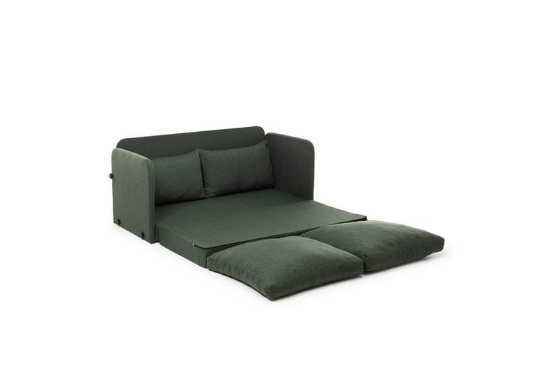 2-sits bäddsoffa Rubby (128 x 70 x 66 cm) Grön - Grön - Möbler - Vardagsrum - Bäddsoffor