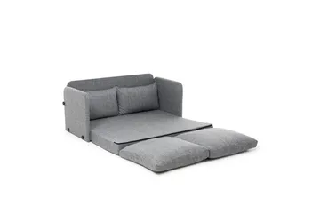 2-sits bäddsoffa Rubby (128 x 70 x 66 cm) Ljusgrå - Ljusgrå - Möbler - Vardagsrum - Bäddsoffor