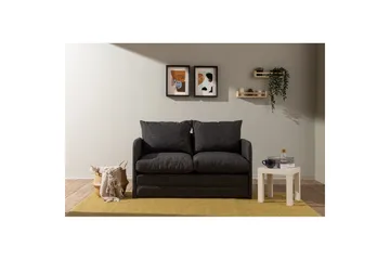 2-sits bäddsoffa Rubby (128 x 70 x 66 cm) Mörkgrå - Mörkgrå - Möbler - Vardagsrum - Bäddsoffor