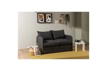 2-sits bäddsoffa Rubby (128 x 70 x 66 cm) Mörkgrå - Mörkgrå - Möbler - Vardagsrum - Bäddsoffor