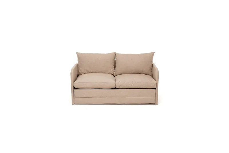2-sits bäddsoffa Rubby (148 x 70 x 66 cm) Beige - Beige - Möbler - Vardagsrum - Bäddsoffor